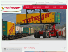 Tablet Screenshot of nothegger-transporte.at